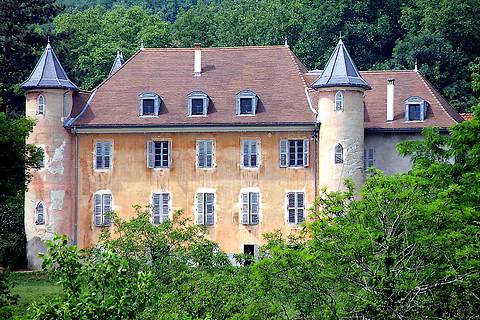 Chateau in French countryside