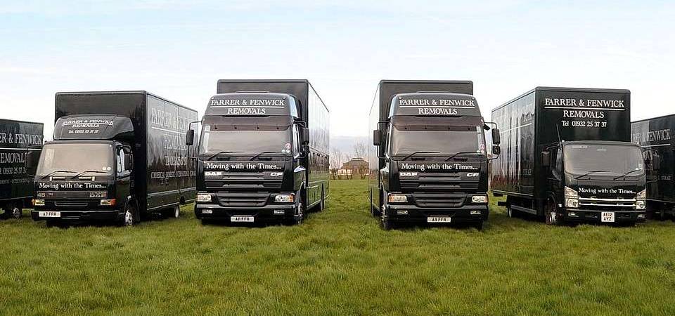 Farrer and Fenwick removal vehicles